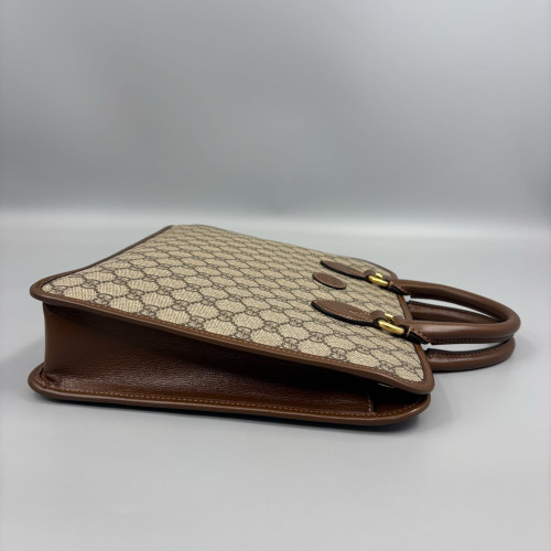 Gucci Briefcase GG Supreme Monogram Brown
