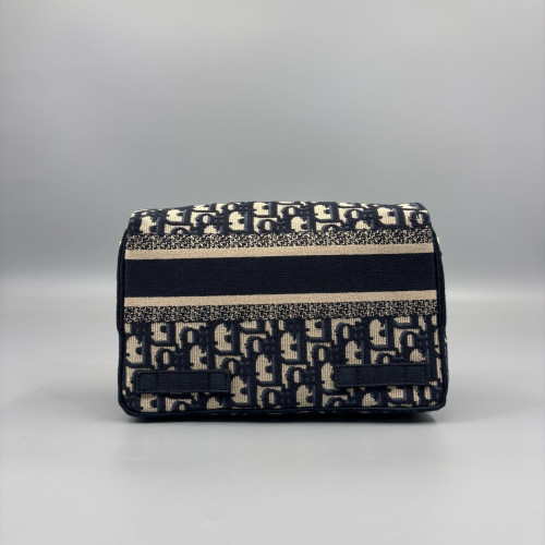 Dior Small Diorcamp Messenger Oblique Blue Beige