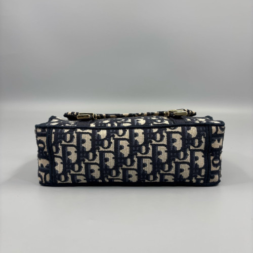Dior Small Diorcamp Messenger Oblique Blue Beige