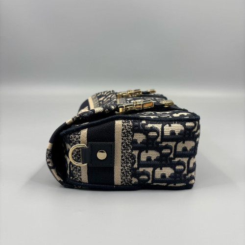 Dior Small Diorcamp Messenger Oblique Blue Beige