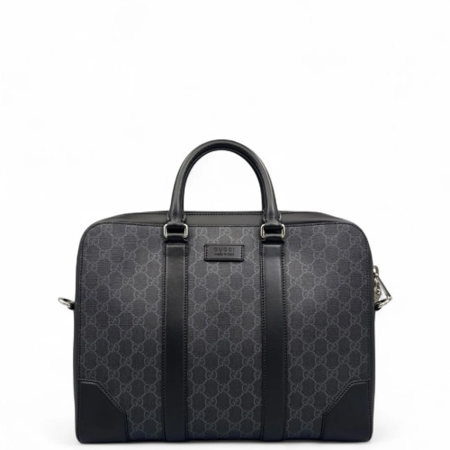 Gucci Briefcase GG Supreme Monogram Black