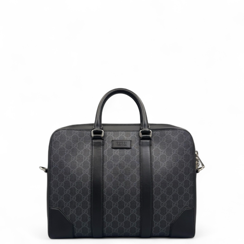 Gucci Briefcase GG Supreme Monogram Black