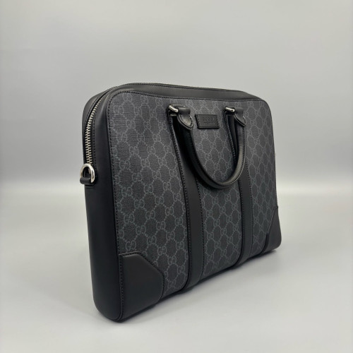 Gucci Briefcase GG Supreme Monogram Black