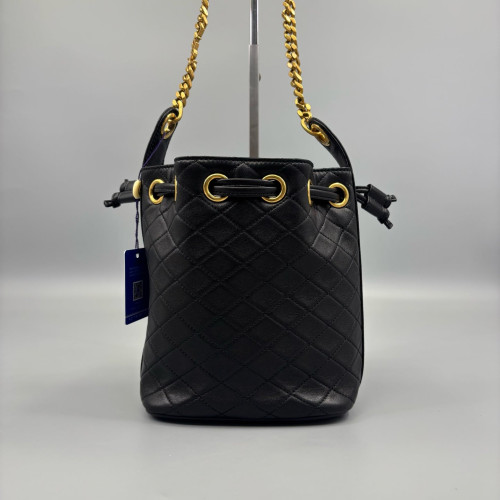 Yves Saint Laurent Bucket Lambskin Black