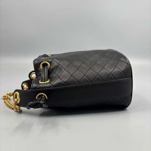 Yves Saint Laurent Bucket Lambskin Black