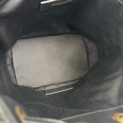 Yves Saint Laurent Bucket Lambskin Black