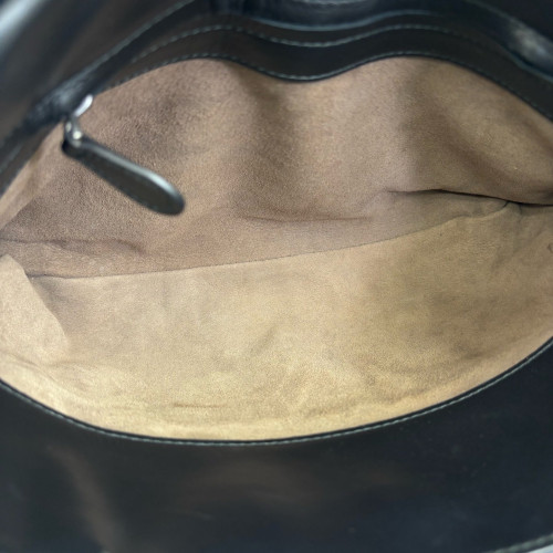 Bottega Veneta Small Roma Tote Bag Lambskin Intrecciato Nappa Black