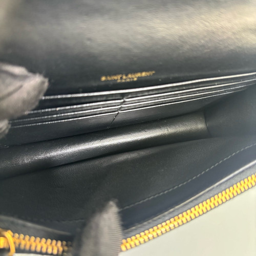 Yves Saint Laurent Small Kate Crossbody Bag Calfskin Black