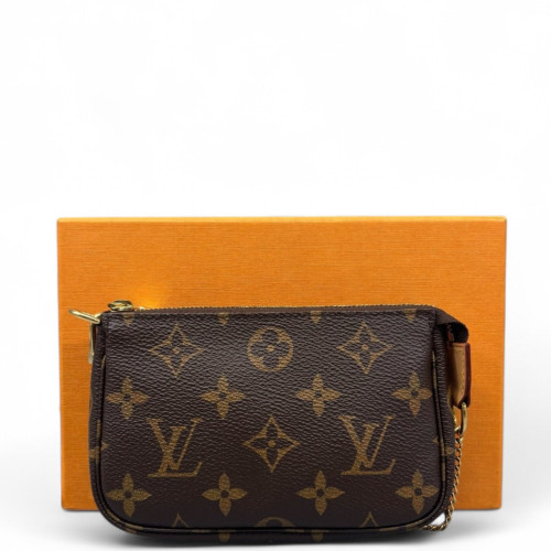 Louis Vuitton Mini Pochette Accessories Monogram Brown