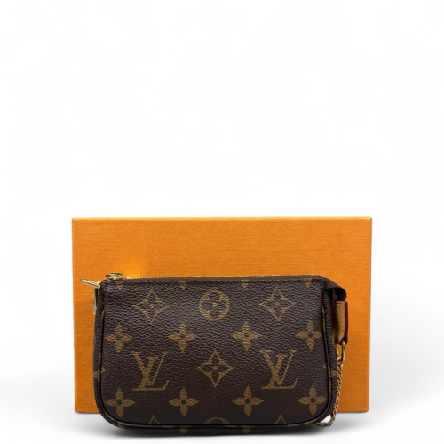 Louis Vuitton Mini Pochette Accessories Monogram Brown