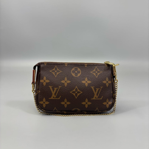 Louis Vuitton Mini Pochette Accessories Monogram Brown