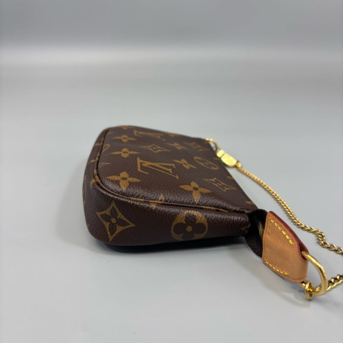 Louis Vuitton Mini Pochette Accessories Monogram Brown
