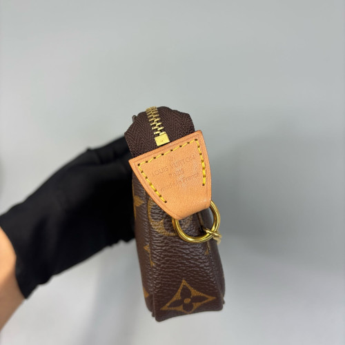 Louis Vuitton Mini Pochette Accessories Monogram Brown
