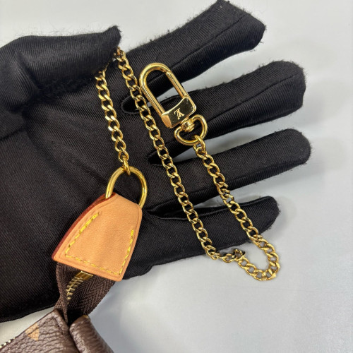 Louis Vuitton Mini Pochette Accessories Monogram Brown