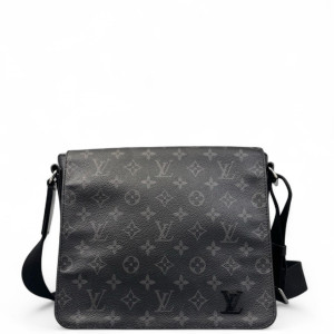 Louis Vuitton District Messenger Bag PM Monogram Eclipse Black