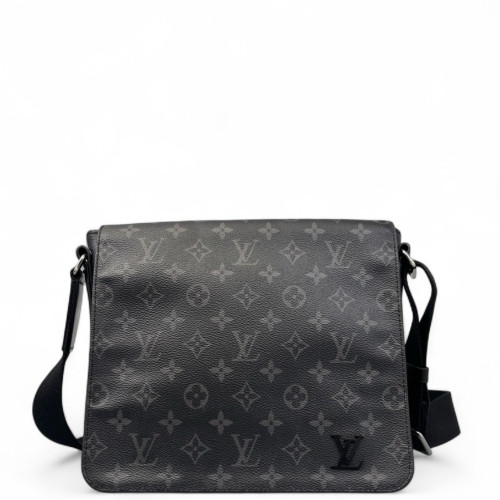 Louis Vuitton District Messenger Bag PM Monogram Eclipse Black