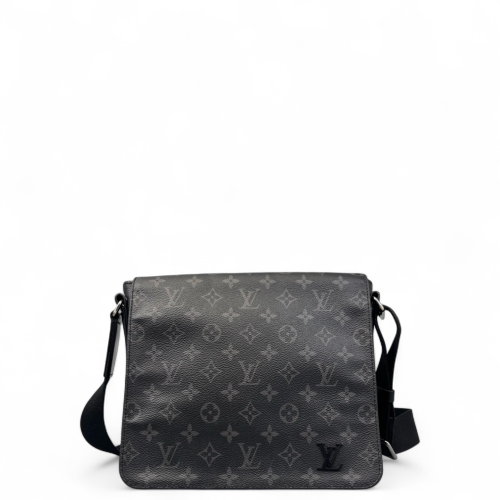 Louis Vuitton District Messenger Bag PM Monogram Eclipse Black