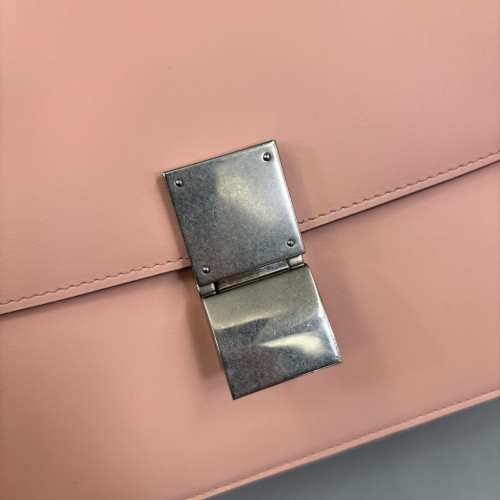Celine Medium Classic Box Smooth Calfskin Pink