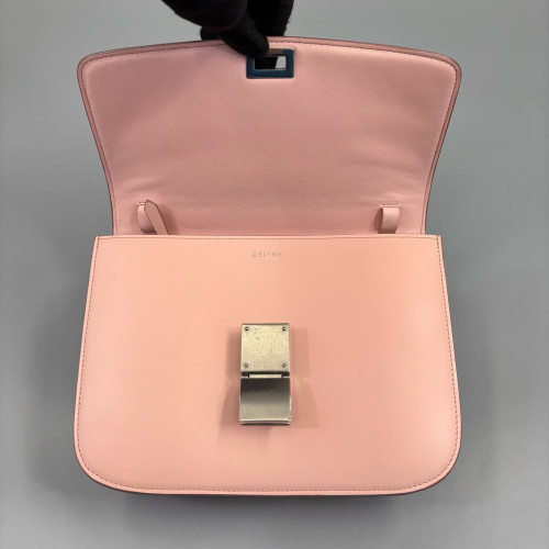 Celine Medium Classic Box Smooth Calfskin Pink