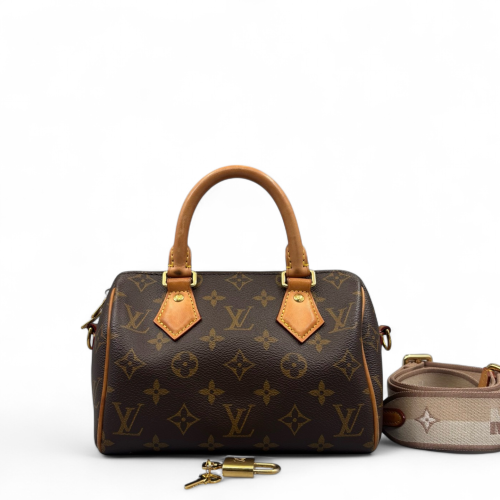 Louis Vuitton Speedy Bandouliere 20 Monogram Brown