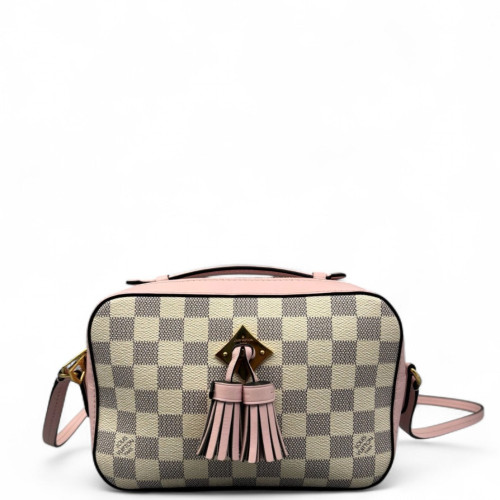 Louis Vuitton Saintonge Damier Azur White Pink