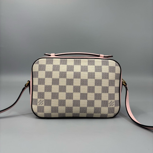Louis Vuitton Saintonge Damier Azur White Pink