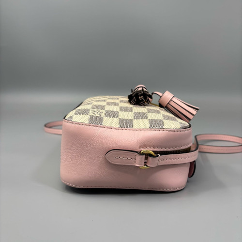 Louis Vuitton Saintonge Damier Azur White Pink