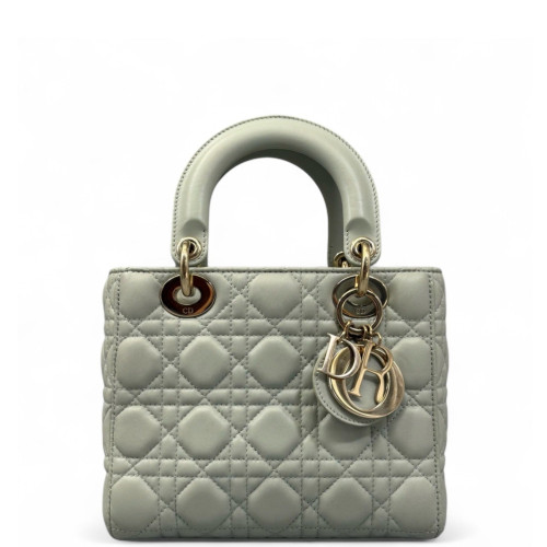 Dior Small Lady Dior Lambskin Light Green