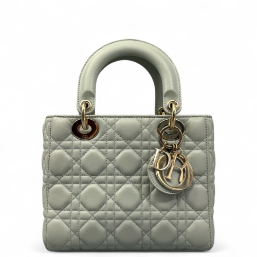 Dior Small Lady Dior Lambskin Light Green