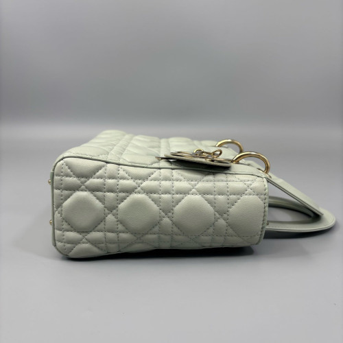 Dior Small Lady Dior Lambskin Light Green