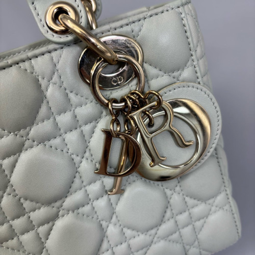 Dior Small Lady Dior Lambskin Light Green
