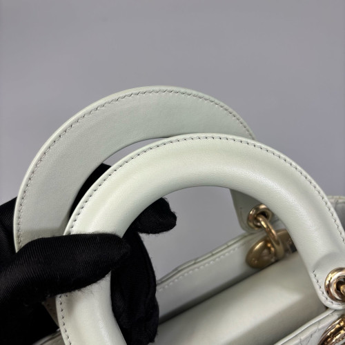Dior Small Lady Dior Lambskin Light Green