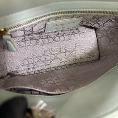 Dior Small Lady Dior Lambskin Light Green