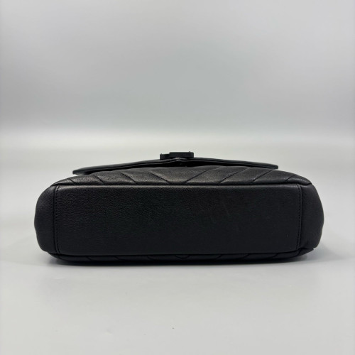 Yves Saint Laurent Medium College Calfskin Black Yves Saint Laurent Medium College Calfskin Black