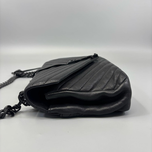Yves Saint Laurent Medium College Calfskin Black Yves Saint Laurent Medium College Calfskin Black