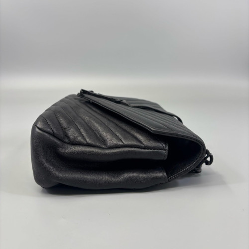 Yves Saint Laurent Medium College Calfskin Black Yves Saint Laurent Medium College Calfskin Black
