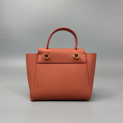 Celine Pico Belt Bag Grained Calfskin Brick Red