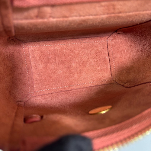 Celine Pico Belt Bag Grained Calfskin Brick Red