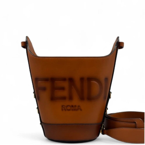 Fendi Bucket Calfskin Tan