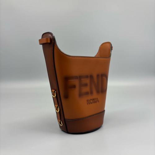 Fendi Bucket Calfskin Tan