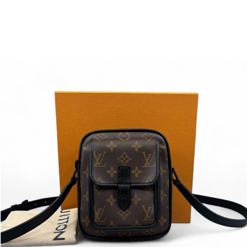 Louis Vuitton Christopher Wearable Wallet Monogram Macassar Brown
