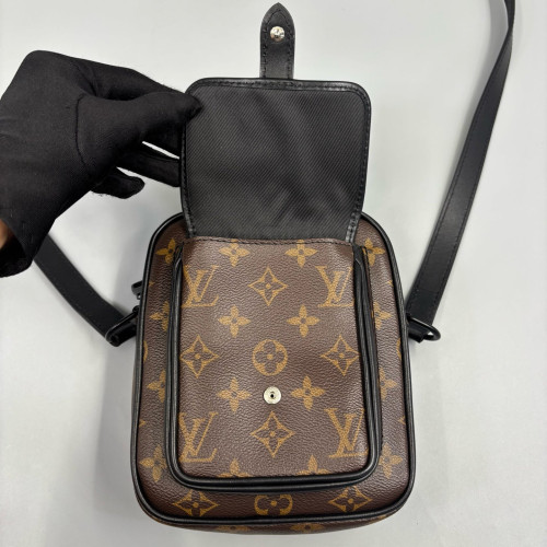 Louis Vuitton Christopher Wearable Wallet Monogram Macassar Brown