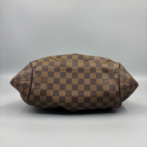 Louis Vuitton Sistina Shoulder Bag MM Damier Ebene Brown