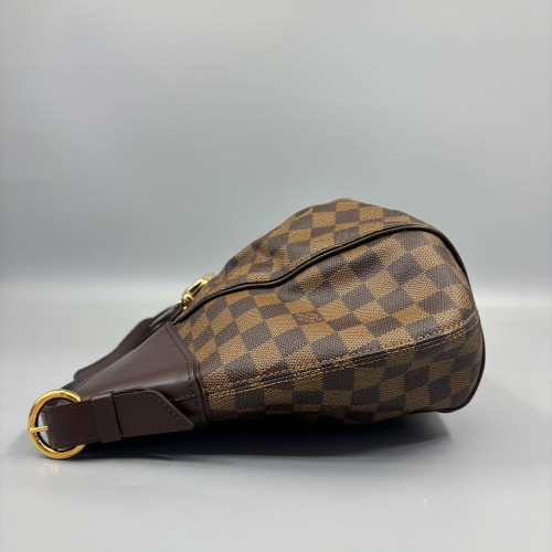 Louis Vuitton Sistina Shoulder Bag MM Damier Ebene Brown