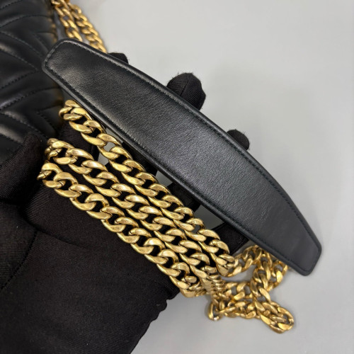 Miu Miu Flap Bag Soft Calfskin Black