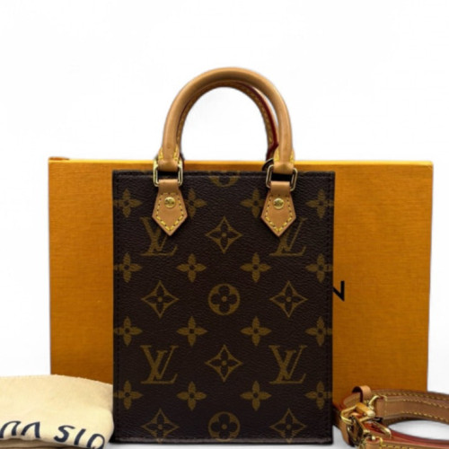Louis Vuitton Petite Sac Plat Monogram Brown