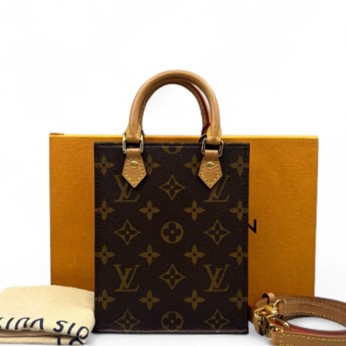 Louis Vuitton Petite Sac Plat Monogram Brown