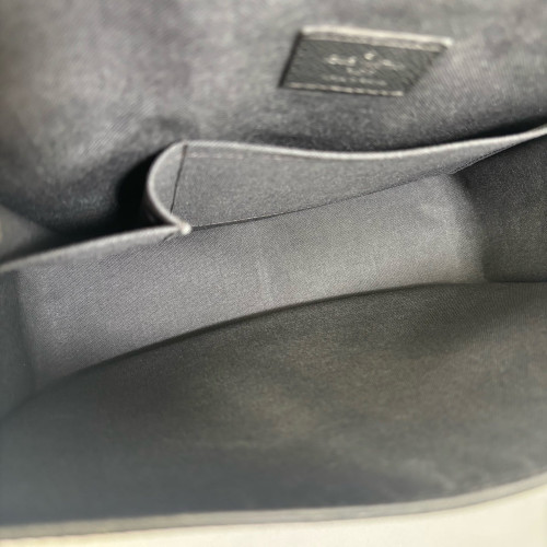 Louis Vuitton District Messenger Bag PM Calfskin Black