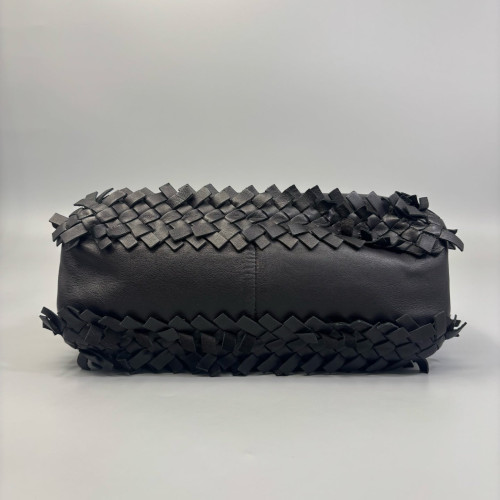 Bottega Veneta Tote Bag Lambskin Intrecciato Black