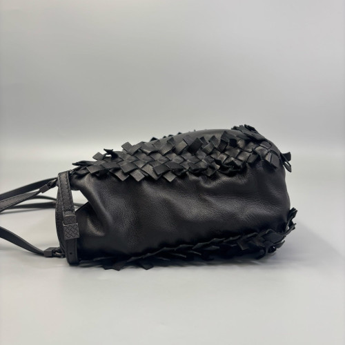 Bottega Veneta Tote Bag Lambskin Intrecciato Black